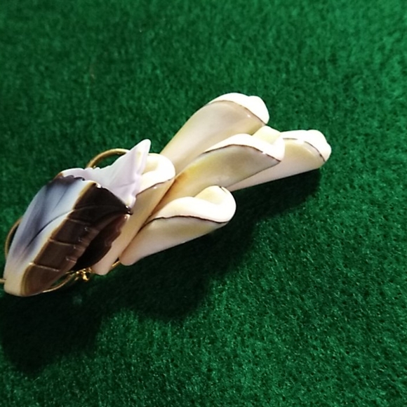 Shell vintage Brooch - Picture 3 of 4